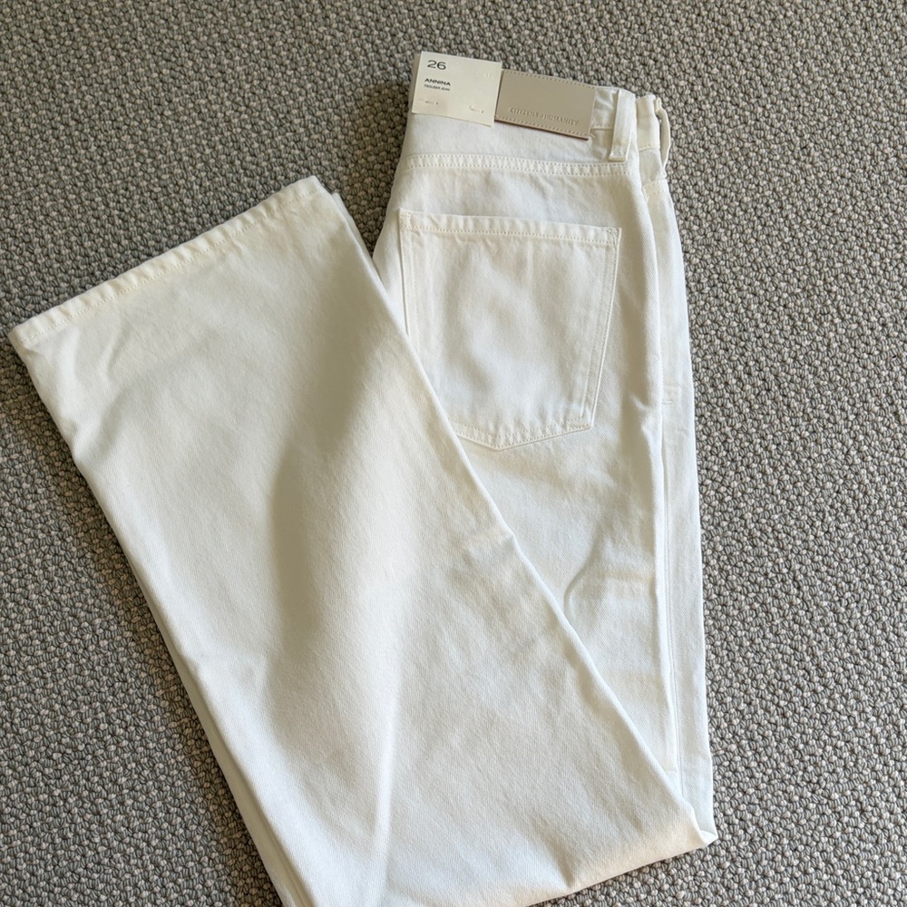 Citizens of Humanity White Annina Jeans